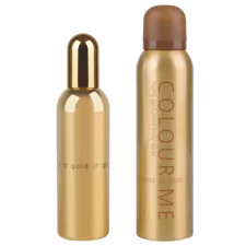 Eau de Toilette and Perfumed Body Spray Set for Men - Gold